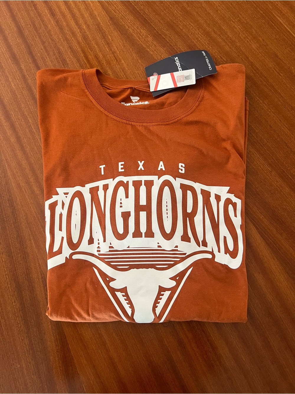 Fanatics Texas Longhorns Orange Graphic Short Sleeve Tee